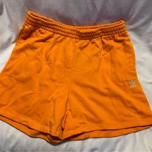 adidas Womens Originals Shorts Bright Orange HC0627 Size L